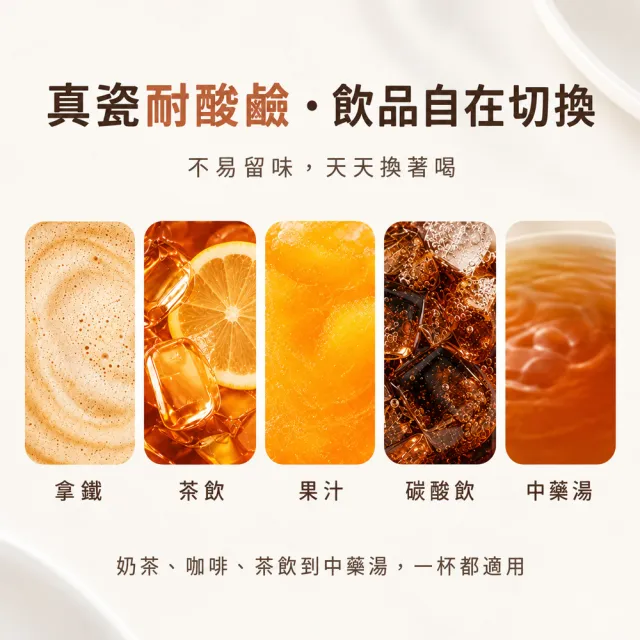 【IKUK 艾可】2入組-真陶瓷彈蓋吸管保冰杯800ml+真陶瓷吸管杯冰壩杯900ml贈5件組配件(特惠組/保溫瓶)