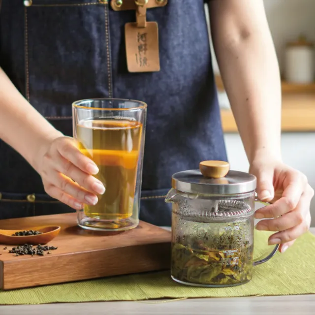 【Driver】獨享冷熱兩用泡茶壺組(泡茶壺 茶具 茶器 茶杯 耐熱玻璃壺 玻璃馬克杯 茶壺茶杯組 送禮推薦)