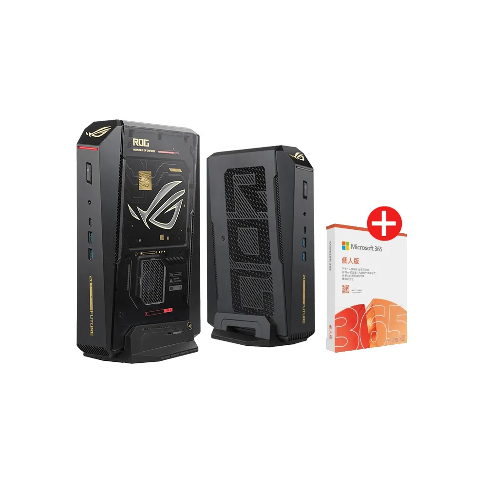 【ASUS 華碩】+微軟M365★U9-290HX RTX5090迷你電競電腦(ROG NUC Edition 20周年版/64G/2TB/W11)