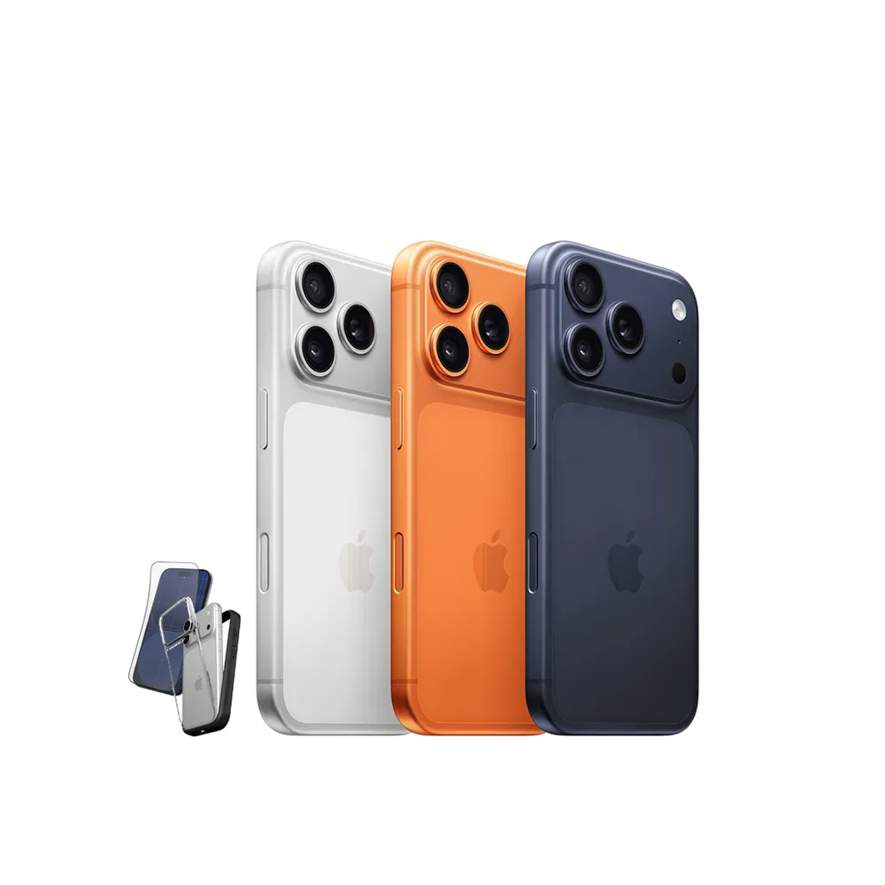 【Apple】iPhone 17 Pro(256G/6.3吋)(犀牛盾耐衝殼+壯撞貼組)