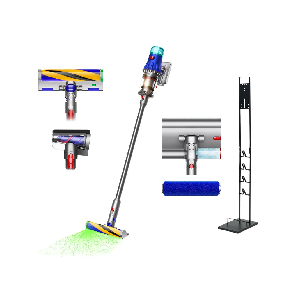【dyson 戴森】V12 Detect Slim Fluffy SV46 強勁輕量智慧無線吸塵器 光學偵測(升級HEPA過濾)