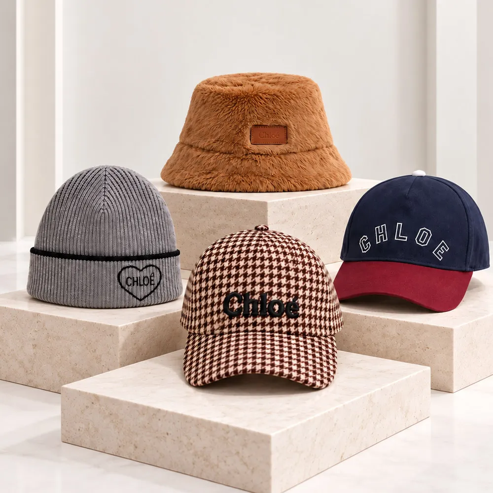 【Chloe’ 蔻依】經典品牌LOGO棒球帽/漁夫帽/毛帽(多款選)