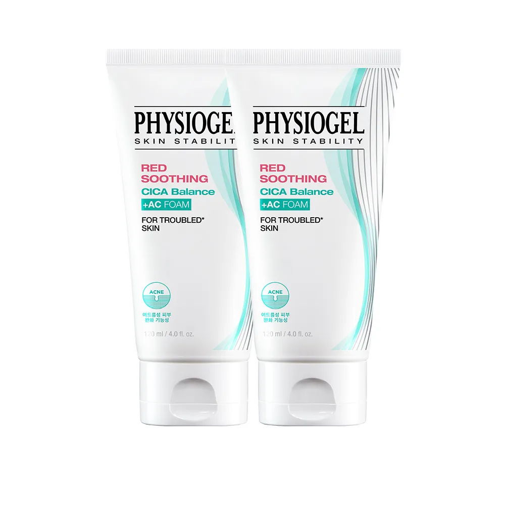 【PHYSIOGEL 潔美淨】水楊酸淨膚潔顏乳120ml_2入(洗面乳)