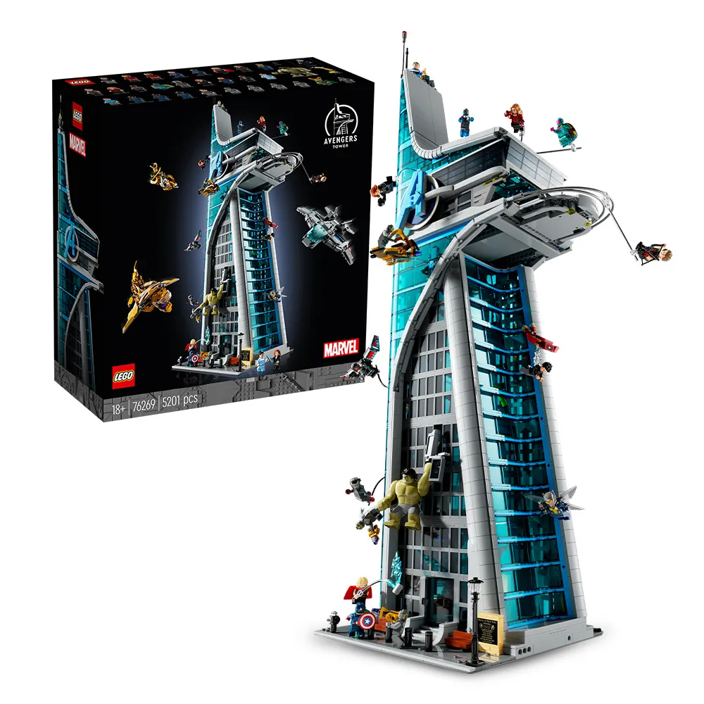 【LEGO 樂高】漫威超級英雄系列 76269 復仇者大樓(Avengers Tower 復仇者聯盟 鋼鐵人 美國隊長 索爾)