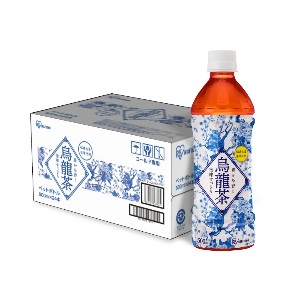 【IRIS】烏龍茶 500ml X 24入 (日本原裝/嚴選茶葉/純水沖泡/無糖/官方直營)