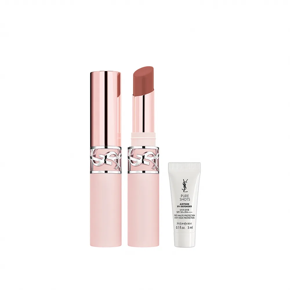 【YSL】官方直營 情挑裸吻煙霧唇膏(任選1款)