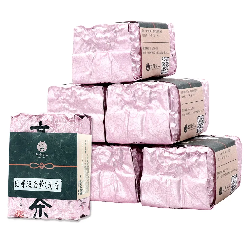 【台灣茶人】比賽級高山茶葉150Gx8件組(比賽級金萱/香綻烏龍/香綻烏龍)