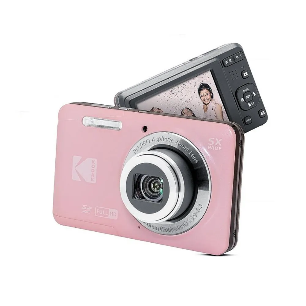 【Kodak 柯達】PIXPRO FZ55 FRIENDLY ZOOM 數位相機 5倍光學變焦 28mm廣角鏡頭 (公司貨-再送32G記憶卡)
