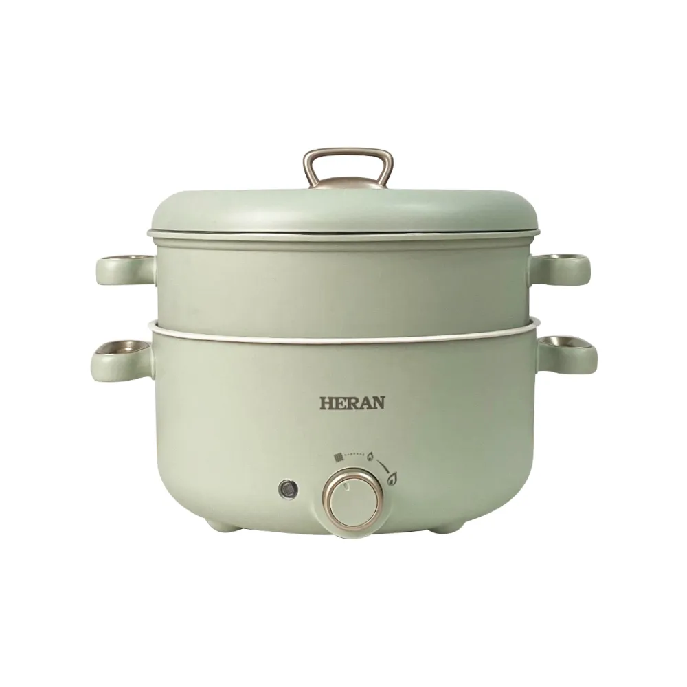 【HERAN 禾聯】3L料理美食蒸煮陶瓷電火鍋 HHP-10SP01S