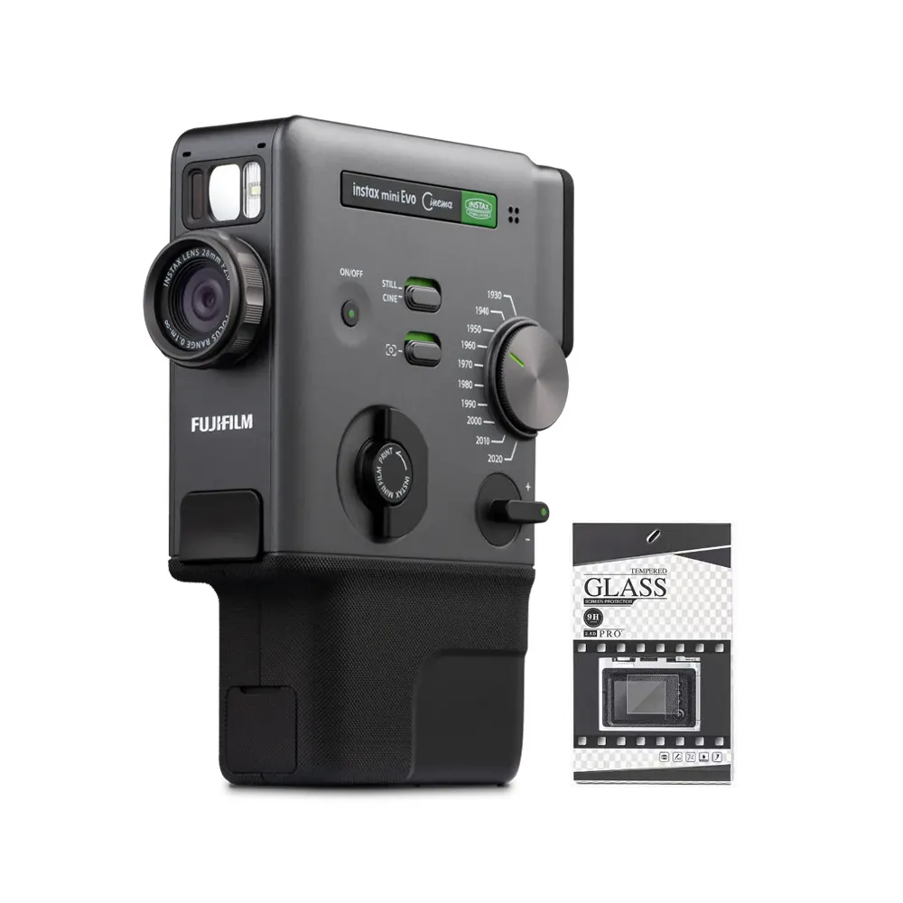 【FUJIFILM 富士】instax mini Evo Cinema 混合式數位馬上看相機 印相機 公司貨 (贈9H鋼化螢幕貼)