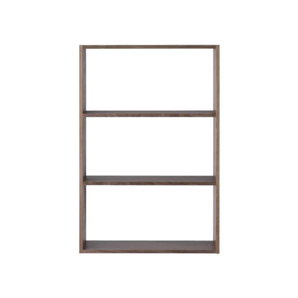 【MUJI 無印良品】自由組合層架/胡桃木/3層/寬板基本組(大型家具配送)