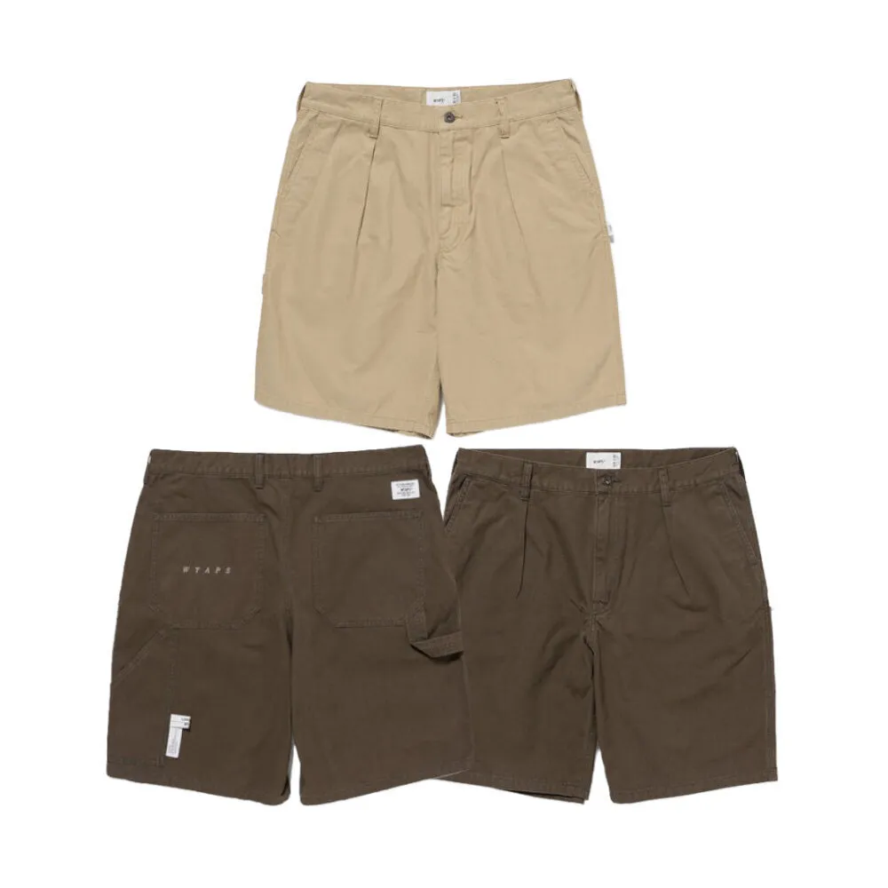 Wtaps Armstg2601 / Shorts / Cotton. Cnvs 工裝短褲口袋刺繡卡其