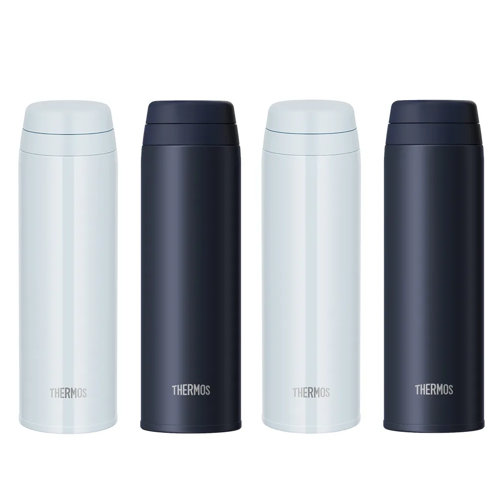 【THERMOS 膳魔師】買1送1_可進洗碗機不鏽鋼90度輕鬆開蓋真空保溫杯500ml(JOR-500)