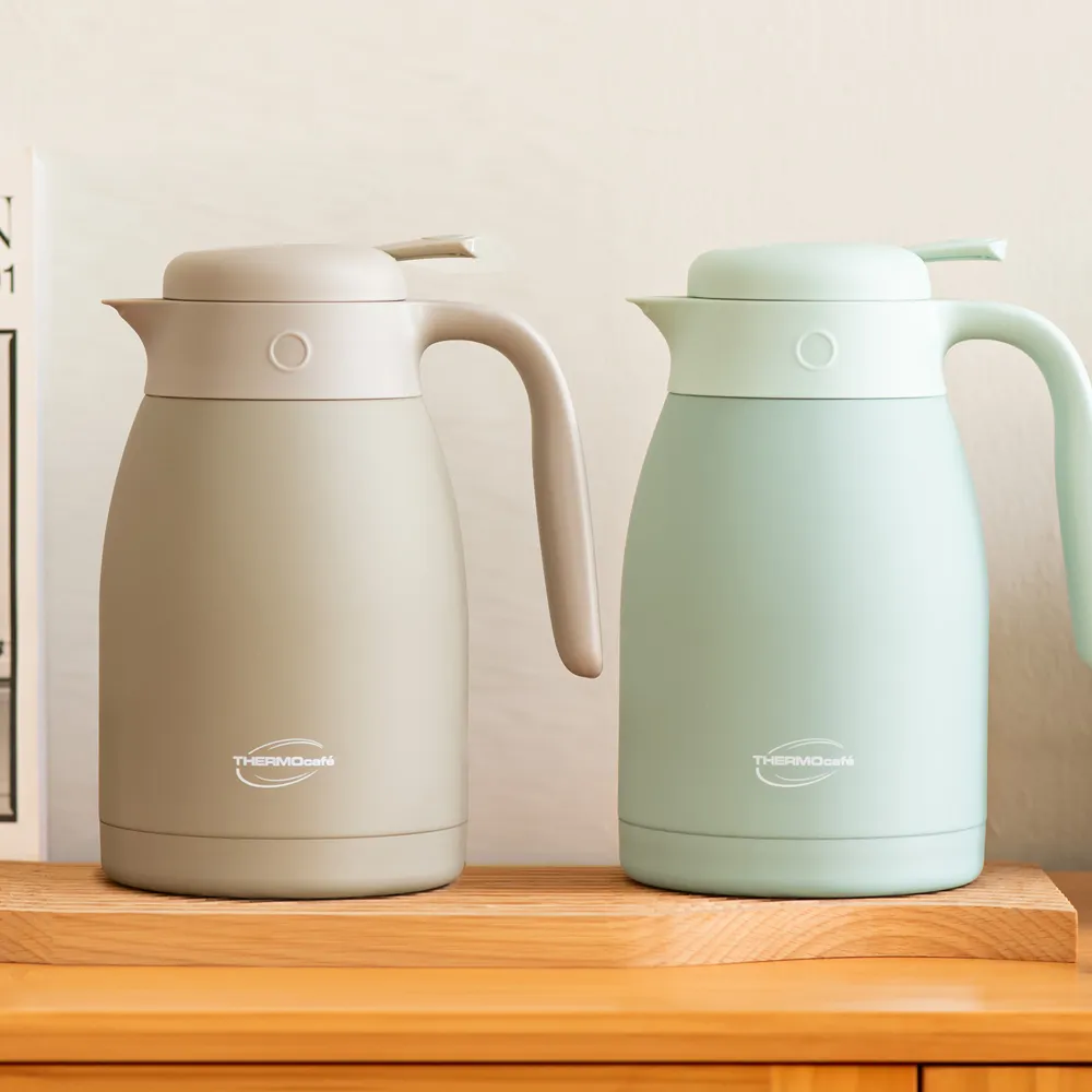 【THERMOcafe 凱菲】不鏽鋼真空保溫壺1500ml(TCTP-1500)