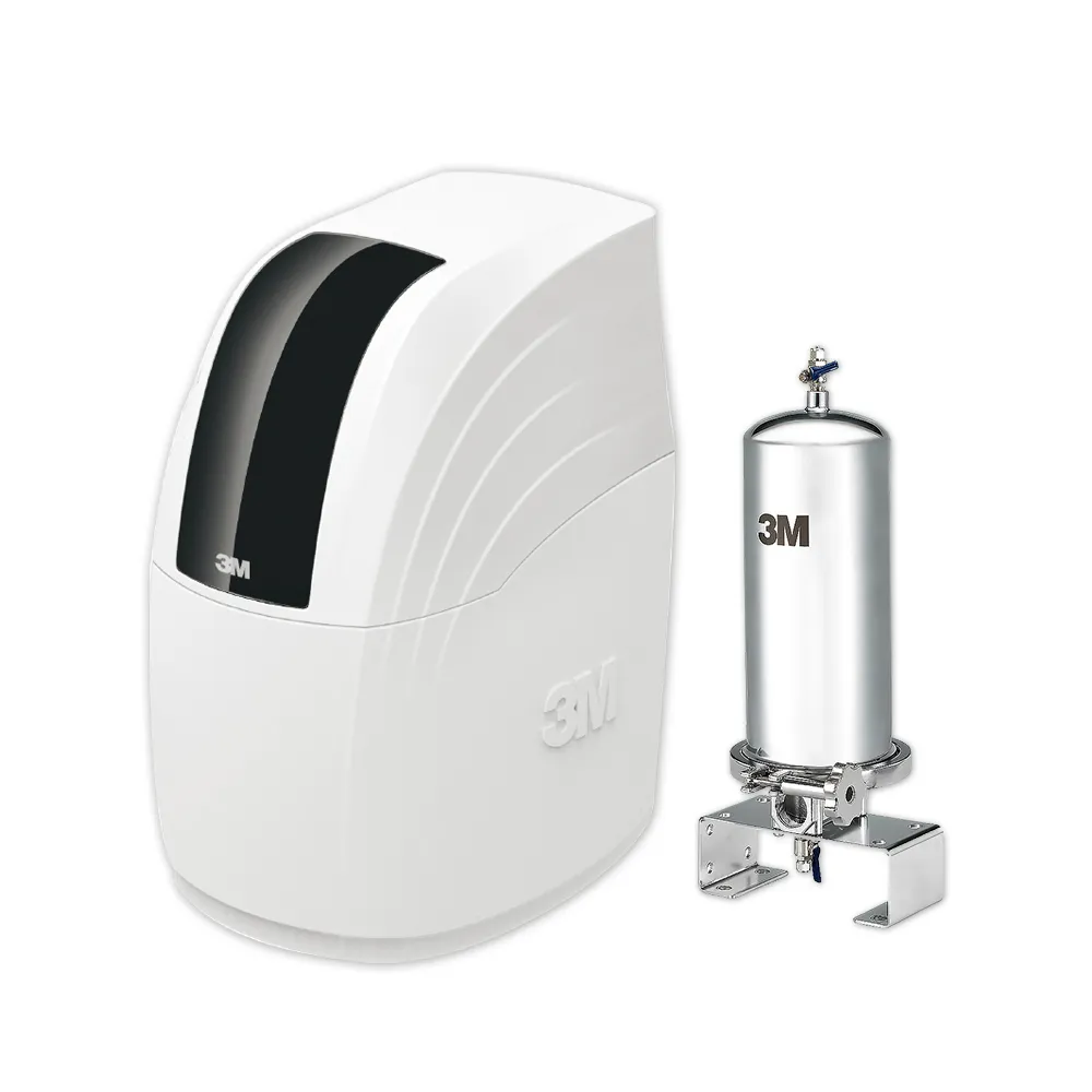 【3M】SFT-100全戶式軟水系統/軟水機+SS801不鏽鋼淨水器(全戶超值組/美國原裝進口閥頭/通過NSF認證)