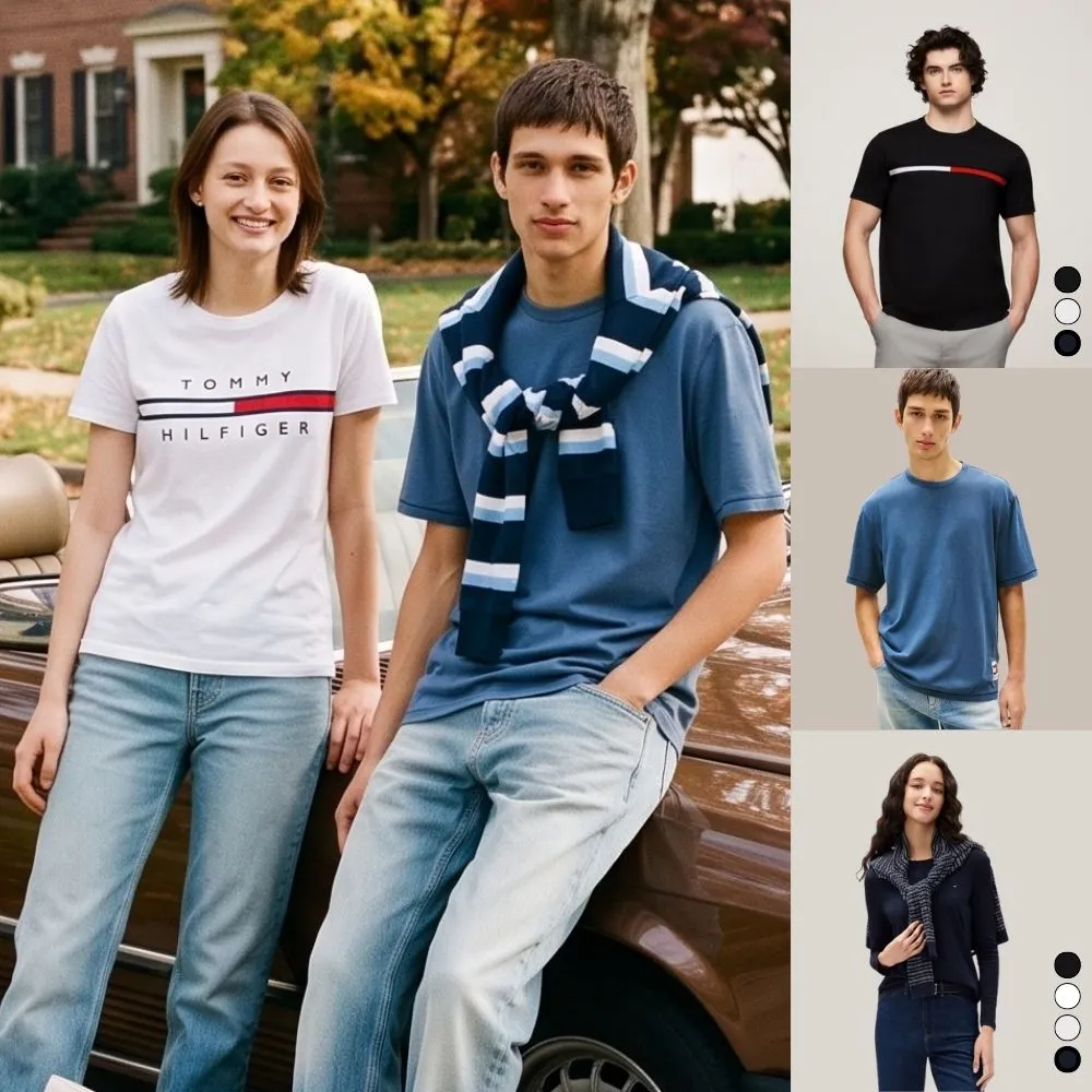 【TOMMY HILFIGER】官方旗艦館 經典男女款T恤再現 小LOGO LOGOT 圓領T