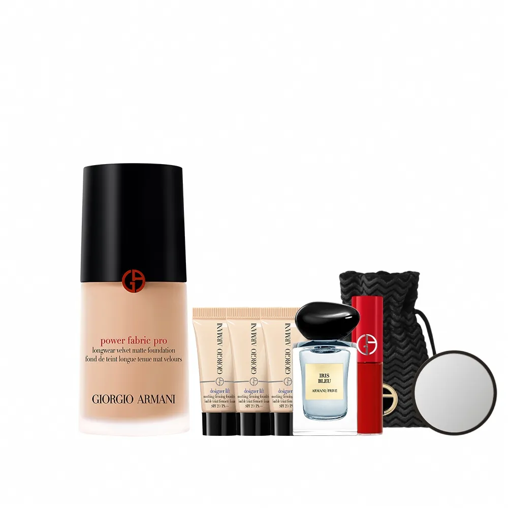 【ARMANI 亞曼尼】官方直營 高訂完美絲絨水慕斯粉底PRO 30ml(持妝/遮瑕/抗汗/控油)