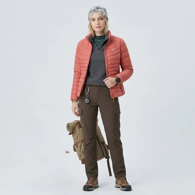 【ATUNAS 歐都納】女KEEP WARM輕量羽絨外套 A6GAHH02W (新品上市/輕量/防潑水/收納/保暖外套/夾克/自行車)