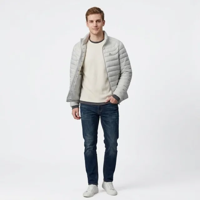 【ATUNAS 歐都納】男KEEP WARM輕量羽絨外套 A6GAHH01M (新品上市/輕量/防潑水/收納/保暖外套/夾克/自行車)