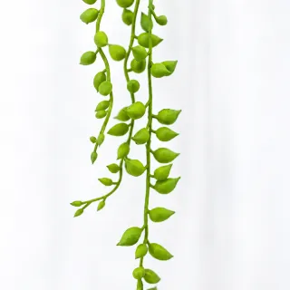 【HUGO DECO 榆果傢飾】特級擬真手感藤蔓植物 綠之鈴 爬藤 單把