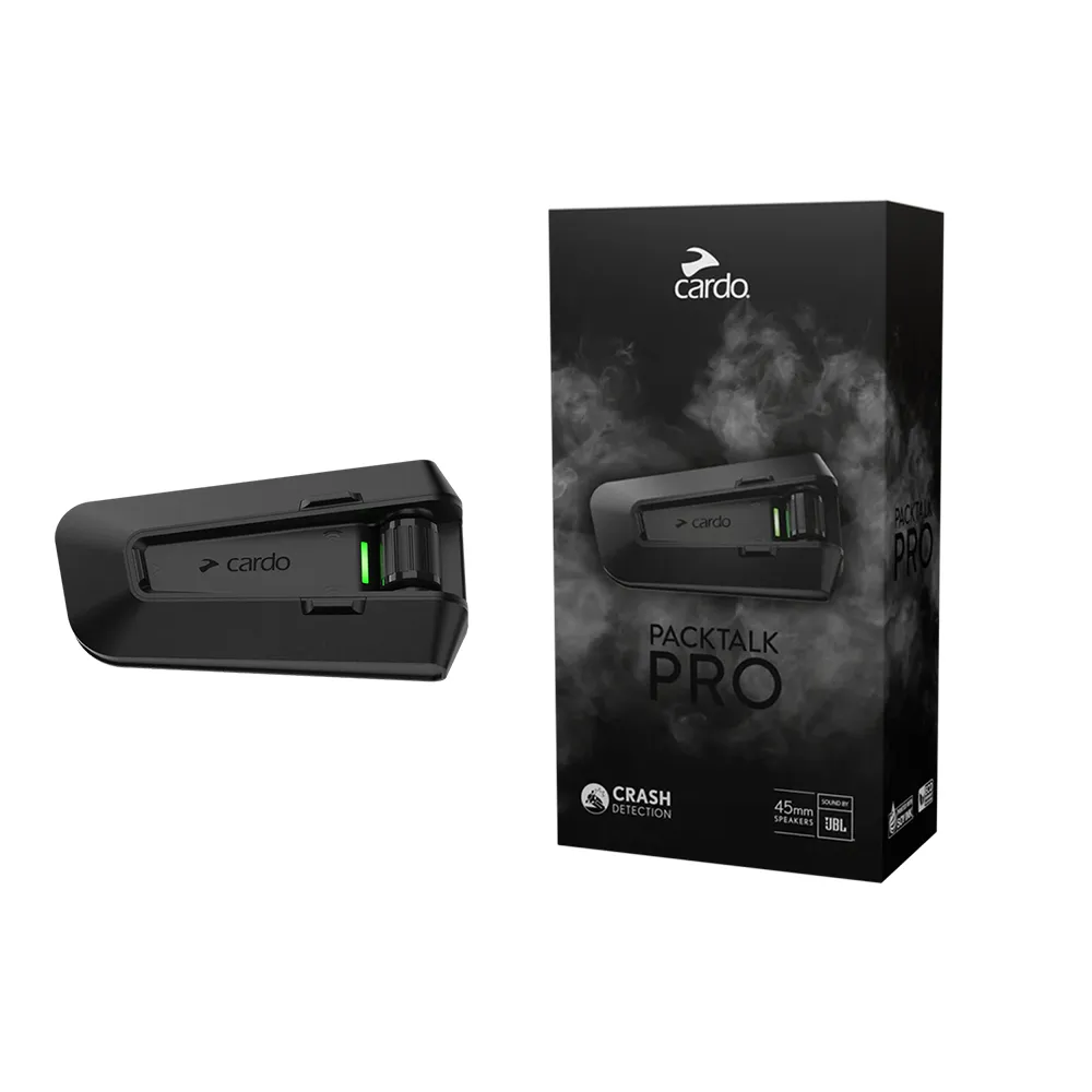 【Cardo】Cardo PACKTALK PRO 安全帽通訊藍牙耳機(單入組 官方直營)