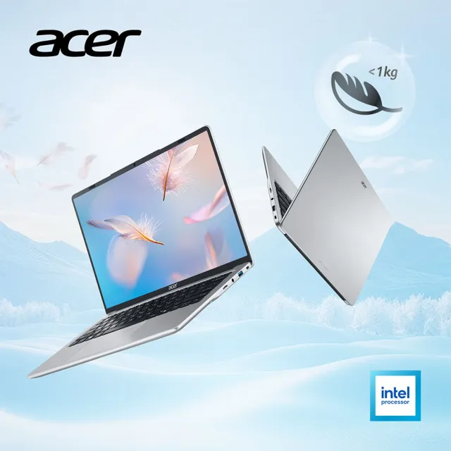 【Acer 宏碁】微軟M365組★14吋四核心0.99kg文書輕薄筆電(Swift Lite/SFL14-32P-C04A/N150/8G/256G/W11)
