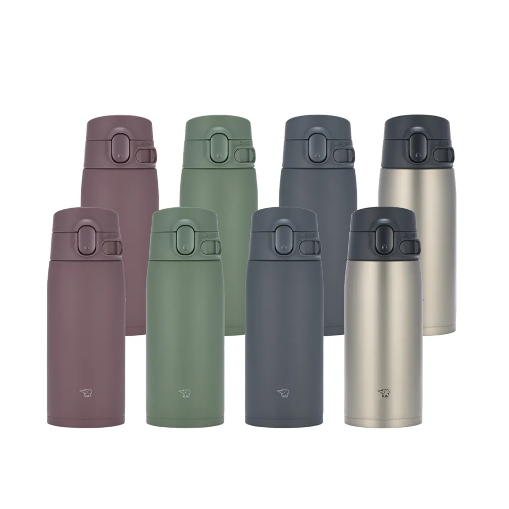 【ZOJIRUSHI 象印】MOMO獨家 買1送1 彈蓋不銹鋼真空保溫保冷杯-480ml(SM-VH48+SM-VH48 保溫瓶/保冰/環保杯)