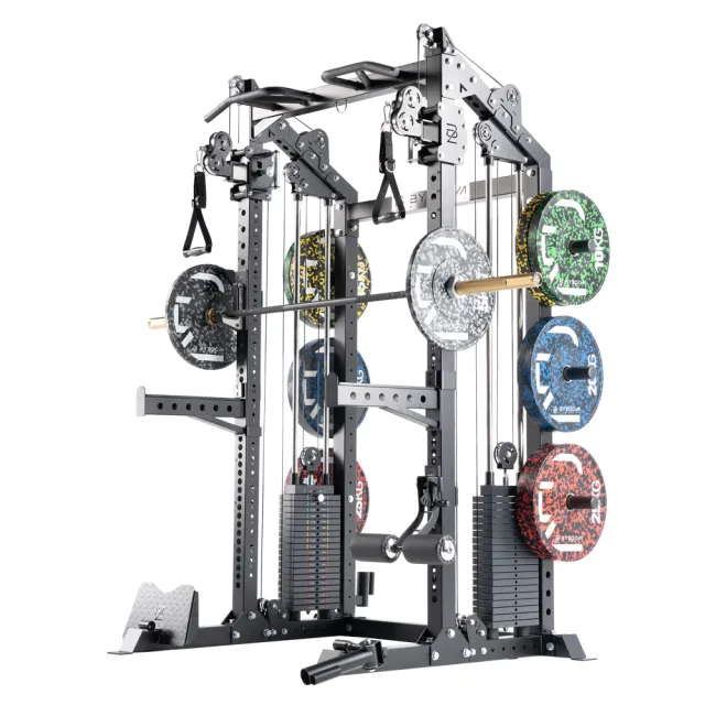 【BYZOOM FITNESS】power series 小飛鳥深蹲架/滑輪訓練系統/滑輪訓練/引體向上