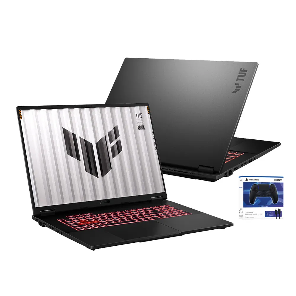 【ASUS 華碩】遊戲手把組★18吋GeForce RTX 5050 R7-260電競筆電(FA808UH-0021A260H/R7-260/16G/512G/W11)