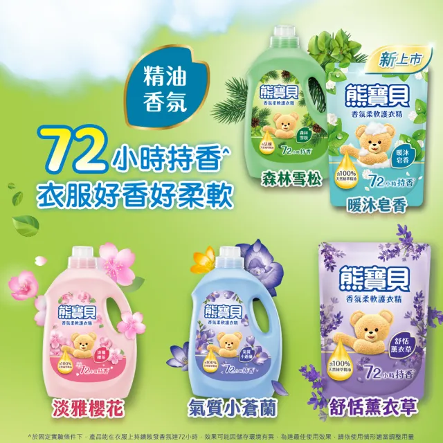 【熊寶貝】雙11獨家限定★柔軟護衣精補充包 獨家囤貨組 10包(柔軟持香 溫和低敏 10款任選)