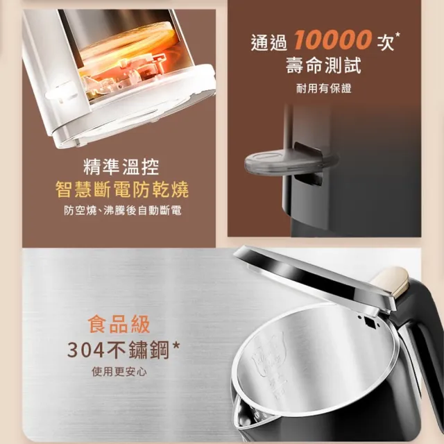 【Philips 飛利浦】迷你電子鍋-小香鍋+不鏽鋼快煮壺1.5L(HD3073+HD9389)