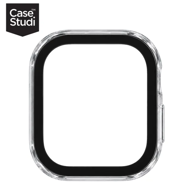 【Casestudi】AppleWatch 12 42mm 鋁合金/鈦金屬機型 Waterproof 防水透明玻璃錶殼 (42mm Watch 12)