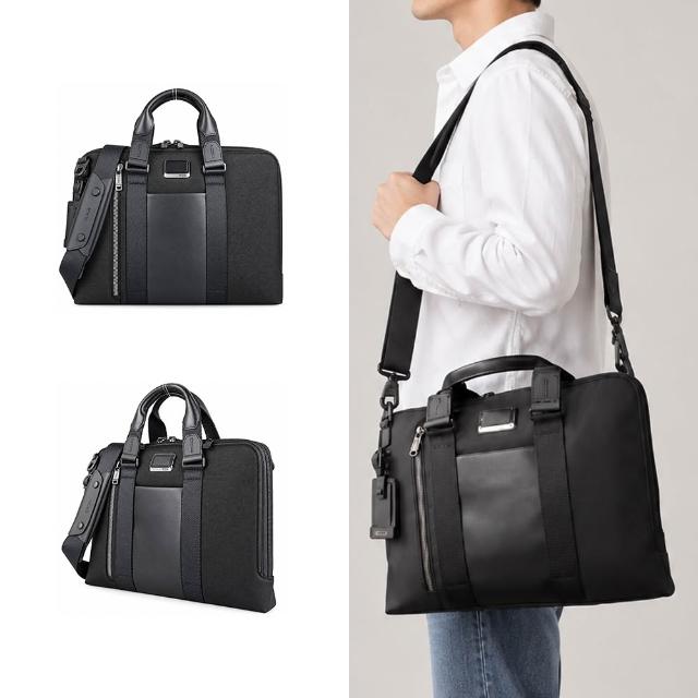 【TUMI】ALPHA BRAVO AVIANO系列薄型15吋筆電兩用手提包(黑)