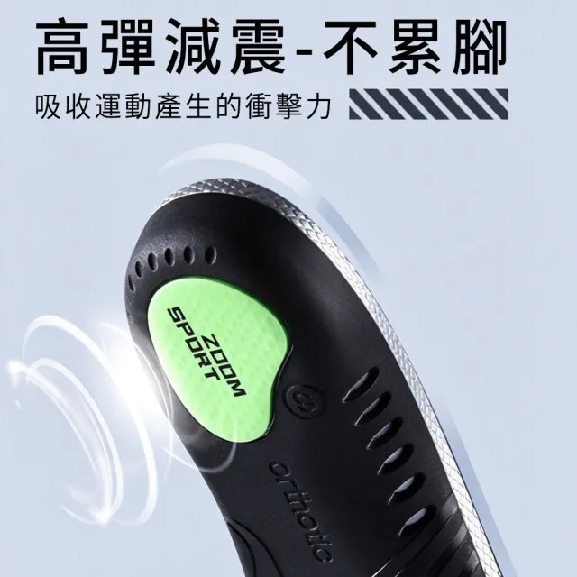 【MUAN】石墨烯抗扭足弓支撐鞋墊 扁平足鞋墊 久站減壓緩震 蜂巢透氣運動鞋墊 (防臭/足底筋膜支撐/穩定後跟)