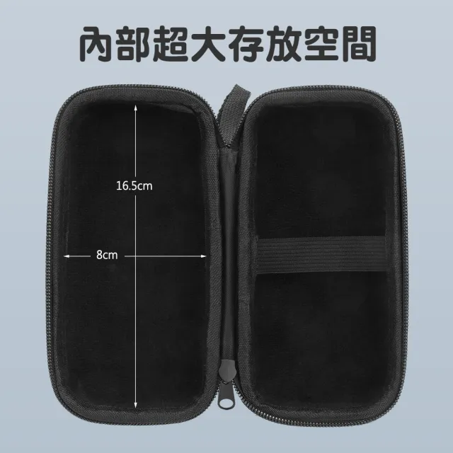 硬盒收納包 額溫槍收納盒 通用型收納袋 EVA抗壓保護殼 行動電源收納包(收納包 防撞殼  165-TBEVA)