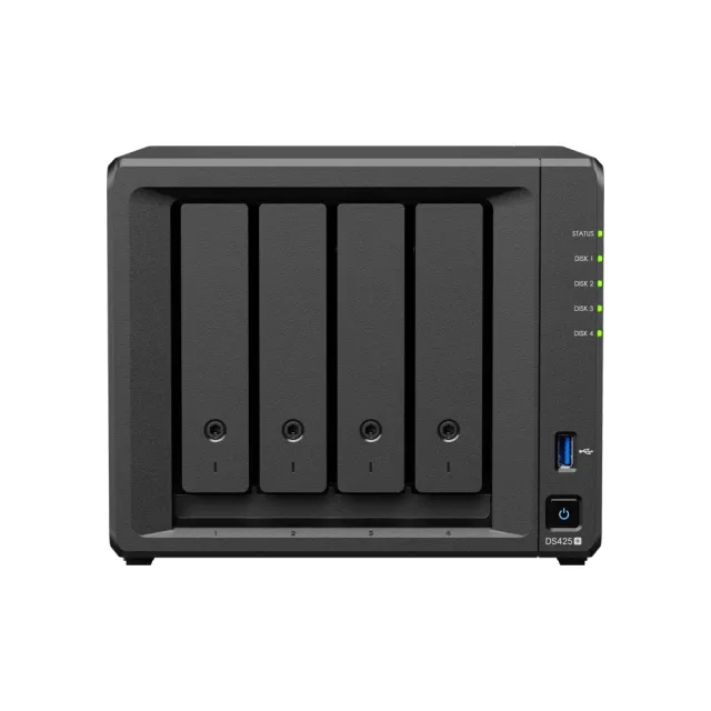 【Synology 群暉科技】搭8TBx2★DS425+ NAS 網路儲存伺服器(4Bay/Intel/2GB)+(HAT3320-8TB)
