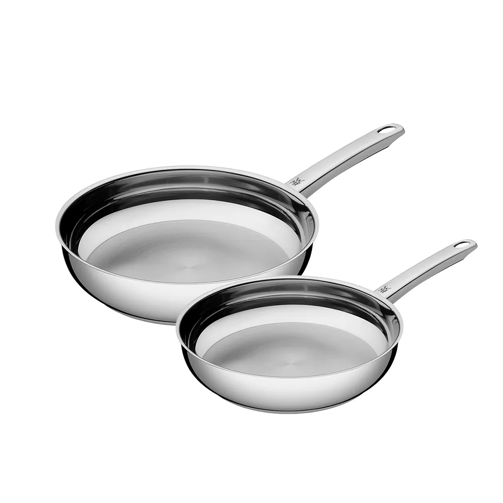 【WMF】Profi Pfannen不鏽鋼煎鍋28cm+24cm IH爐/瓦斯爐/烤箱適用