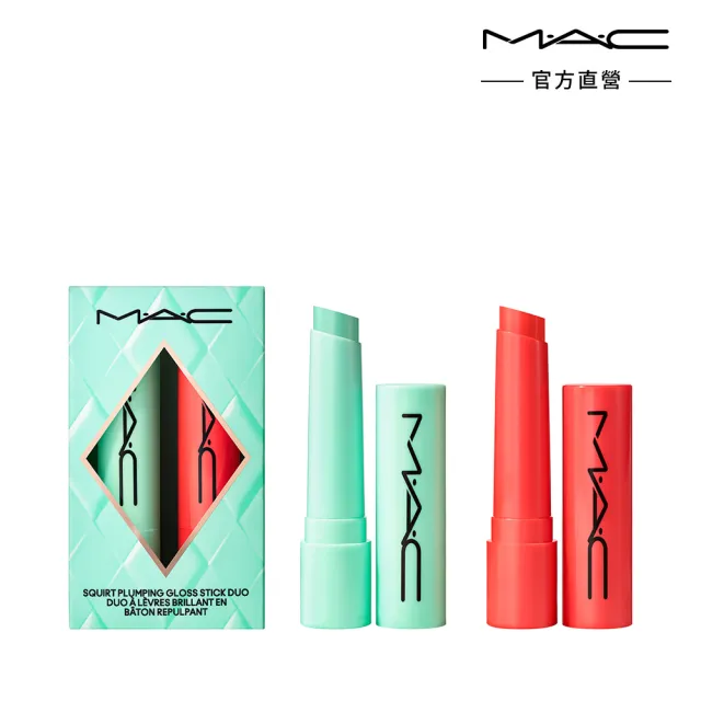 【M.A.C】未來樂園系列-2色4D嘟嘟唇膏組