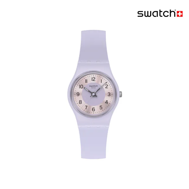 【SWATCH】LILAC LIGHTNESS 經典手錶/女錶/瑞士製造 LV121(25mm)