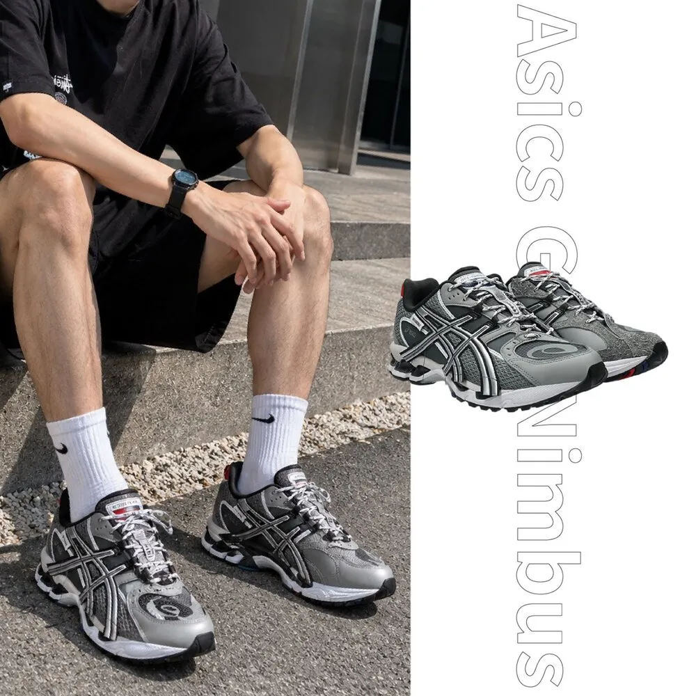 銀泥墨「彩輝」 0.5丁型 c asics 亞瑟士】INVINCIBLE x Asics Gel-Nimbus 10.1 銀灰鴛鴦解構聯名