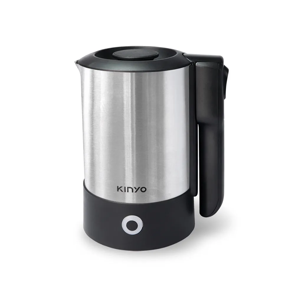 【KINYO】0.6L雙電壓旅行快煮壼  電熱壺  熱水壺 煮水壺 電茶壺(無底座一體成型 ASHP70)