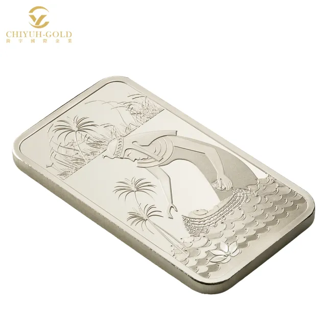 【CHIYUH-GOLD 錡宇金業】瑞士PAMP-摩西與芭提雅１盎司(31.1克)-國際白銀條塊-投資銀條