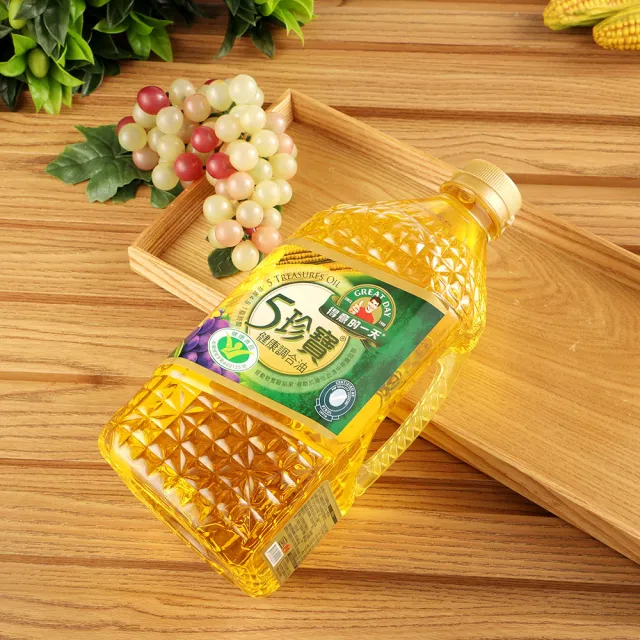 【得意的一天】五珍寶健康調合油2L*6瓶 (超值贈品任選)