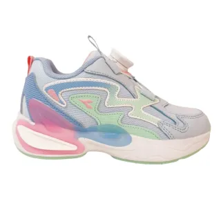 【DIADORA】4E超寬楦輕量運動鞋 女童鞋 童鞋 運動鞋 旋轉扣鞋