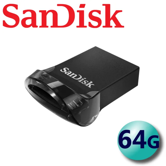 【SanDisk 晟碟】64GB 130MB/s Ultra Fit CZ430 USB3.2 Gen 1 隨身碟(平輸)