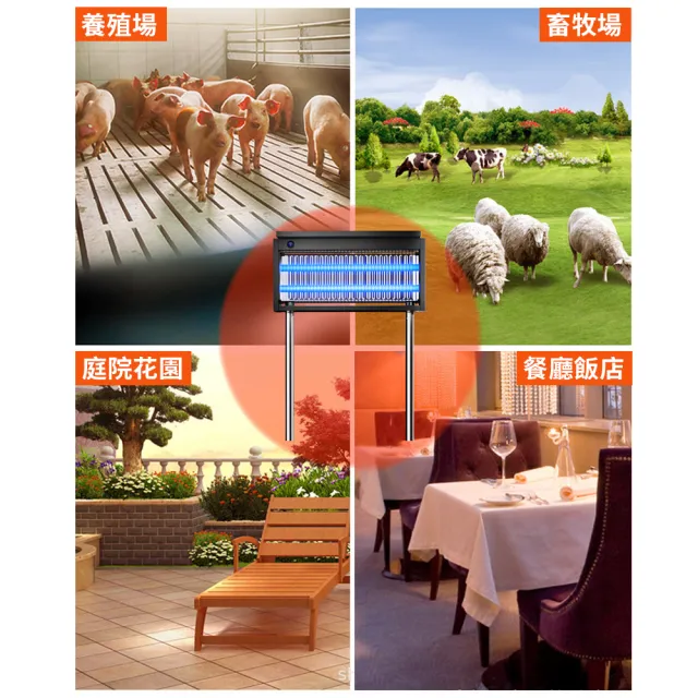 【RTAKO】全自動太陽能滅蚊燈 電擊式滅蚊燈(插地掛式兩用/戶外防水/捕蚊燈/捕蚊器/滅蚊器/捕蠅神器)