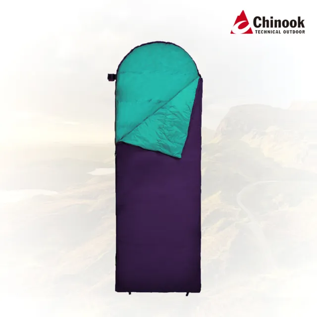 【Chinook】二代進化版-0°C 掌中寶信封戴帽睡袋20345(布料升級)