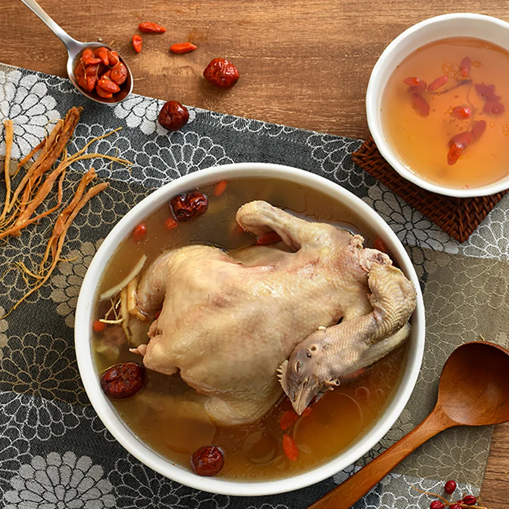 【卜蜂】滋補養生 人蔘雞湯(全雞 2.2Kg/入_居家料理.宴客聚會.食補必備)