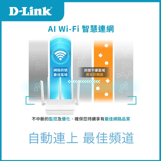 【D-Link】C36_TS 黃子鵬特仕版 BE3600 Wi-Fi 7無線MESH路由器/wifi分享器/無線分享器/wifi路由器/wifi7