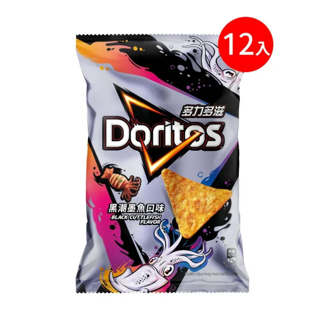 【多力多滋】多力多滋箱裝系列102g/12包(香菜/皮蛋/墨魚)